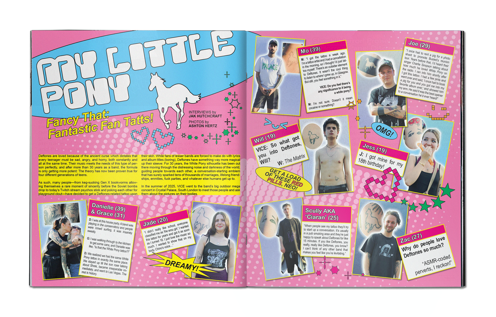VICE magazine spread